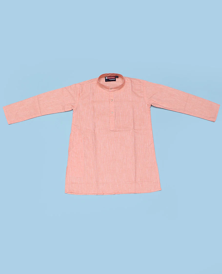 Blue cotton shirt with contrast dhoti (Glamorous boy) - Image 50