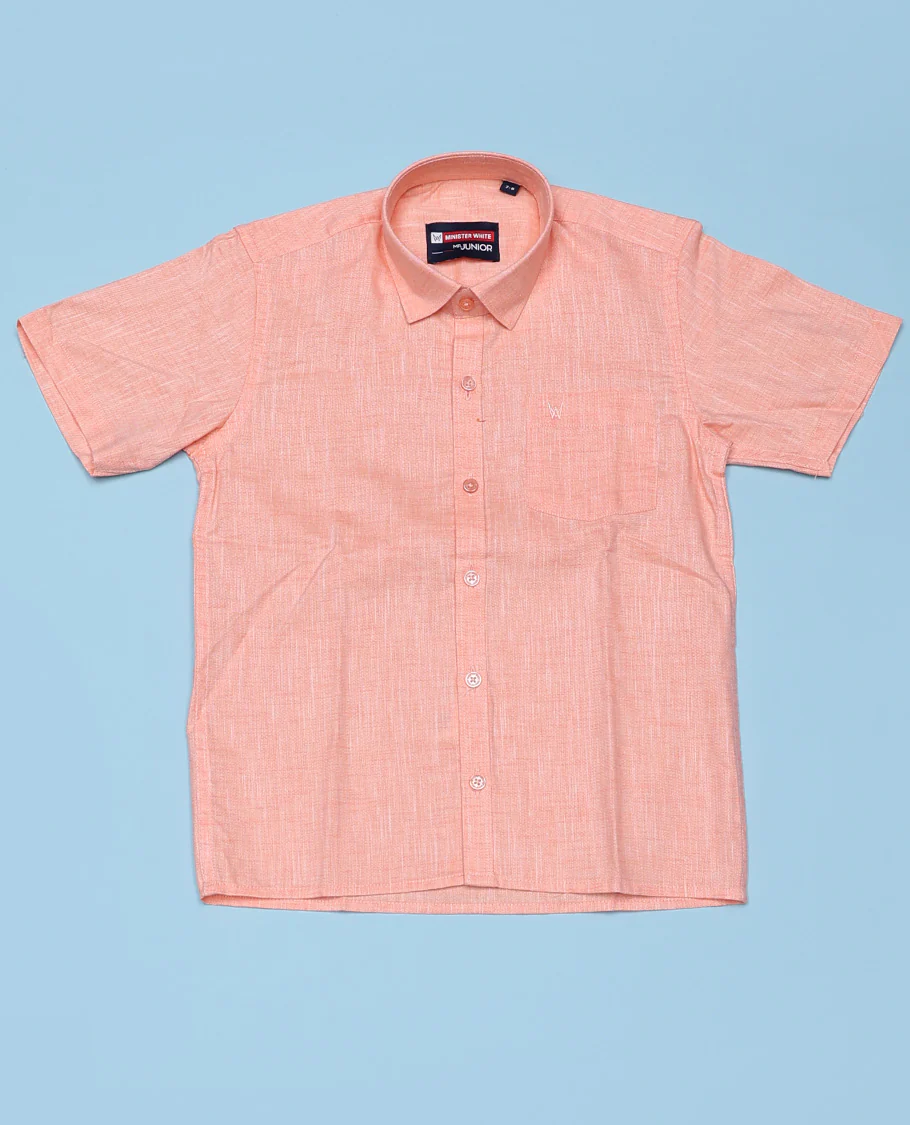 Blue cotton shirt with contrast dhoti (Luxurious boy) - Image 76