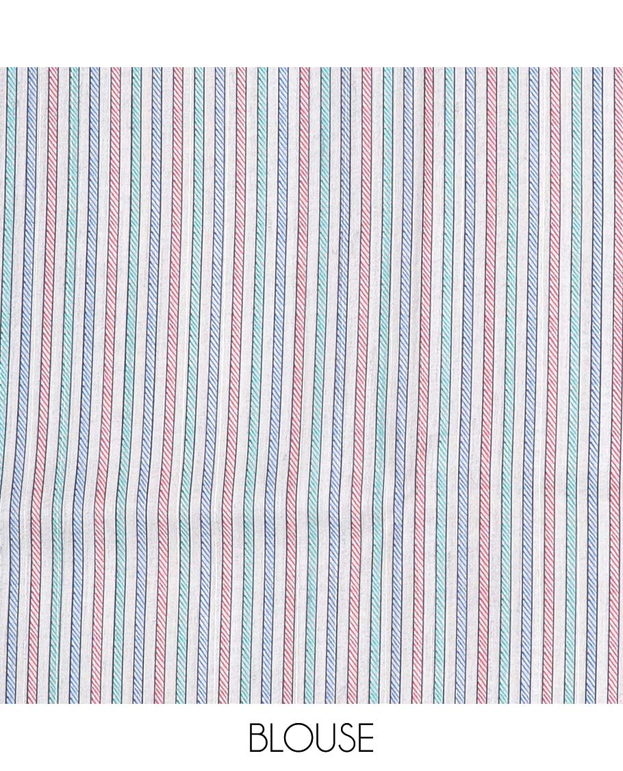 Green plain semi-banaras tussar saree, contrast vidarbha border & pallu of Madhubani print - Image 3