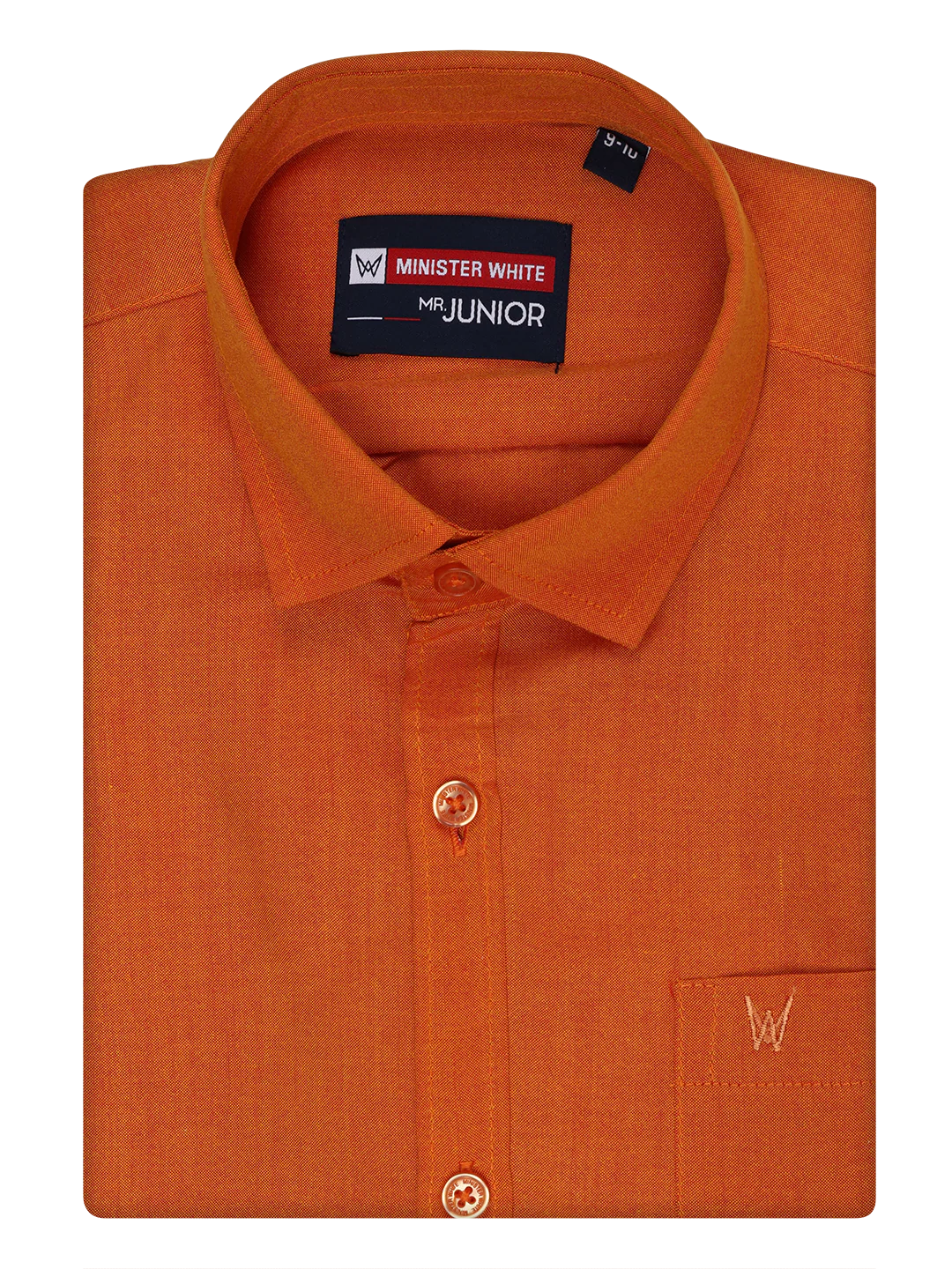 Kids Cotton Orange Shirt with Tissue Matching Border Dhoti Combo Skillful Boy - Image 6