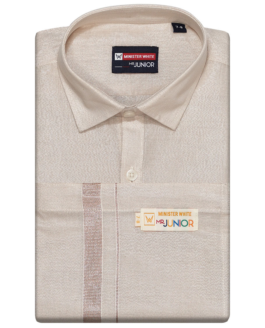 Olive Green cotton shirt with dhoti (ambitious boy) - Image 13