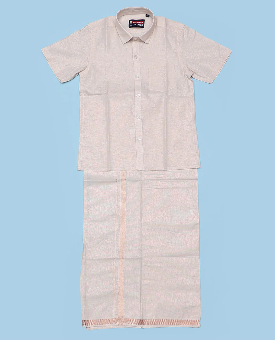 Olive Green cotton shirt with dhoti (ambitious boy) - Image 15