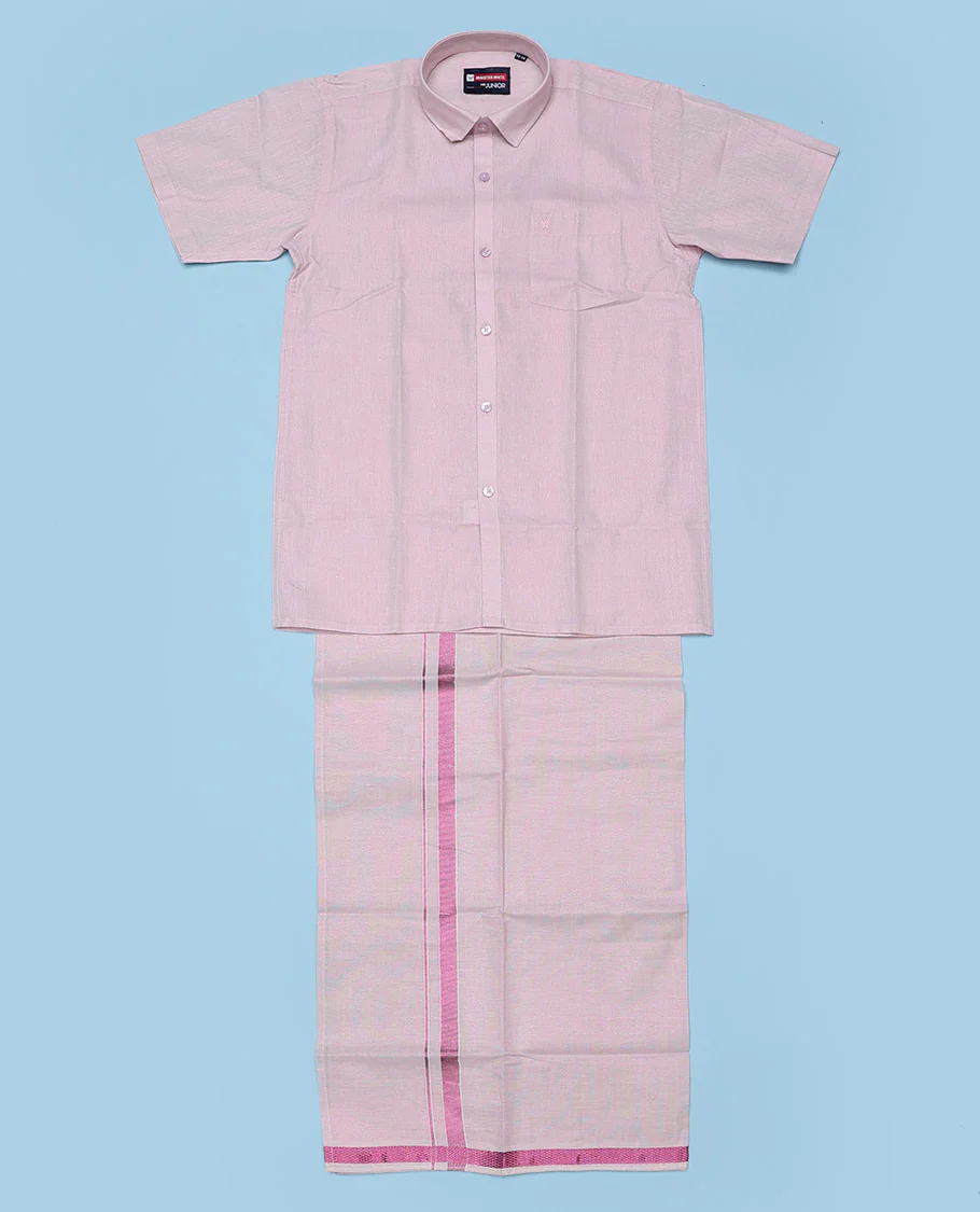 Olive Green cotton shirt with dhoti (ambitious boy) - Image 19