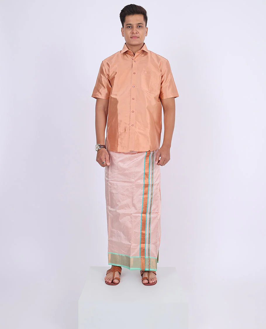 Silk Dhoti And Set
